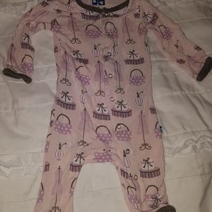 Kickee Pants Paris Print Snap Coverall